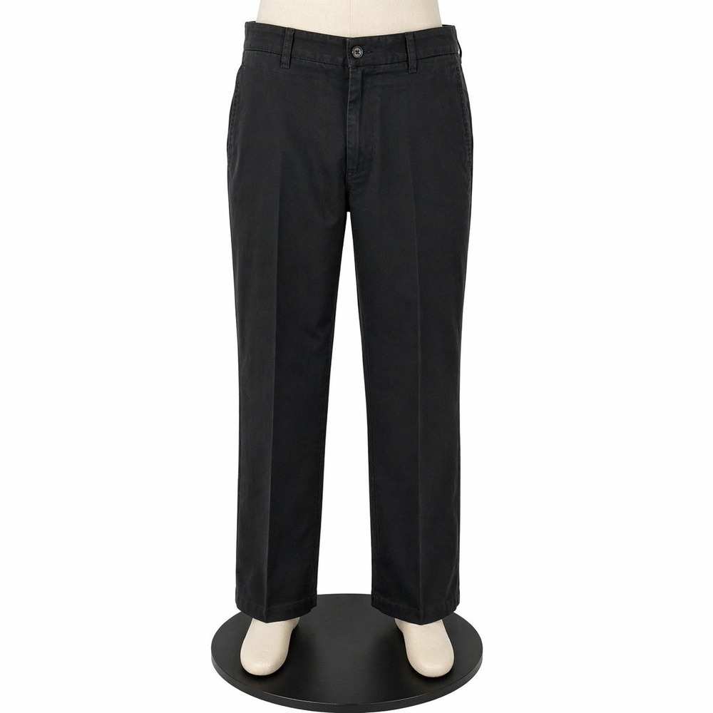 Banana Republic Gavin Straight Fit Chinos Mens 34x30 Black Cotton Pants Trousers